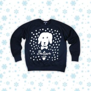 Snow Dog Christmas Jumper